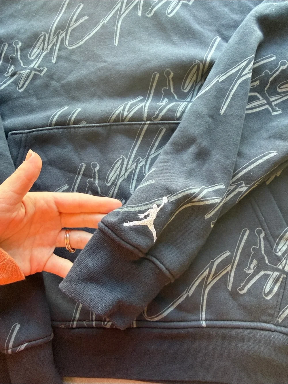Jordan Flight Allover Print Hoodie